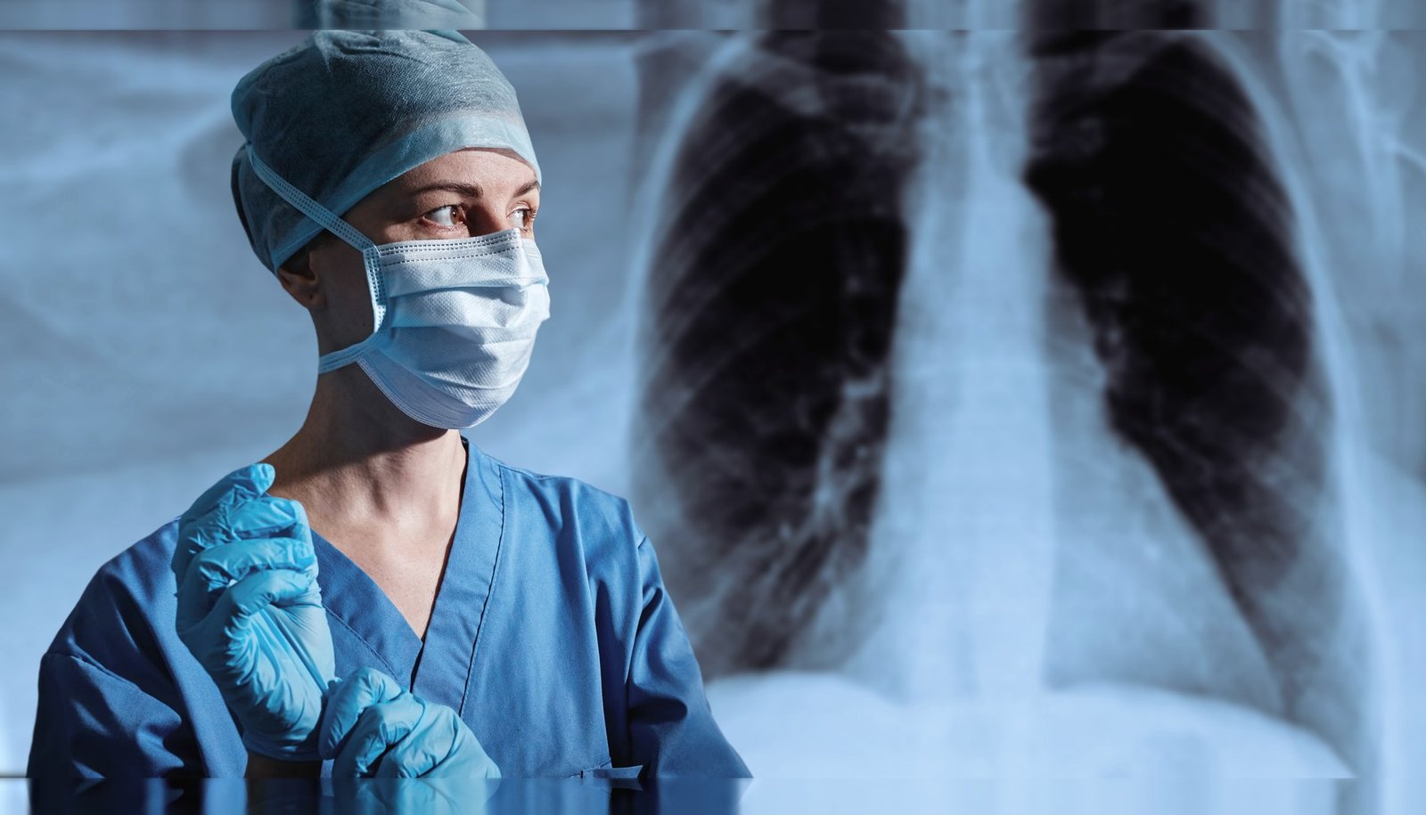 Endoskopischer Arbeitsplatz im Operationssaal