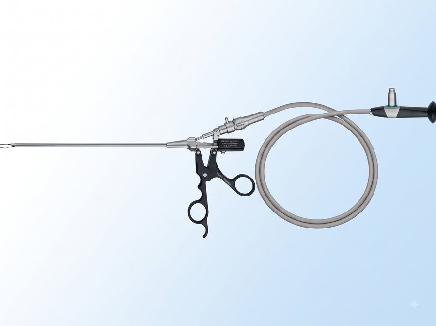 Dausch Rohrschaftinstrument für die Neurochirurgie – Mikroinstrument mit Ringgriff